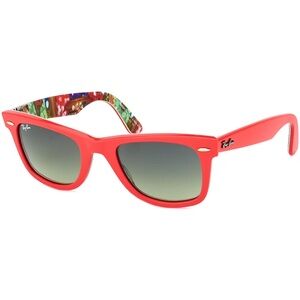 Red Wayfarers Rayban Special Series 4 (with case and cloth)